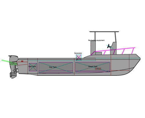 Re-Fueling Boat